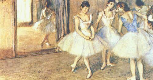 Edgar Degas Dance Greenroom china oil painting image